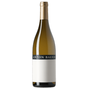 Flaschenvorlage mit Blankoetikett für Produktlabel-Design vom Weingut Anton Bauer